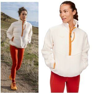 HOKA Ridgetop 1/2 zip Fleece pullover sz S